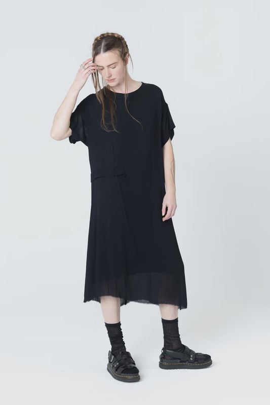 Company Of Strangers Tuck Dress - Black