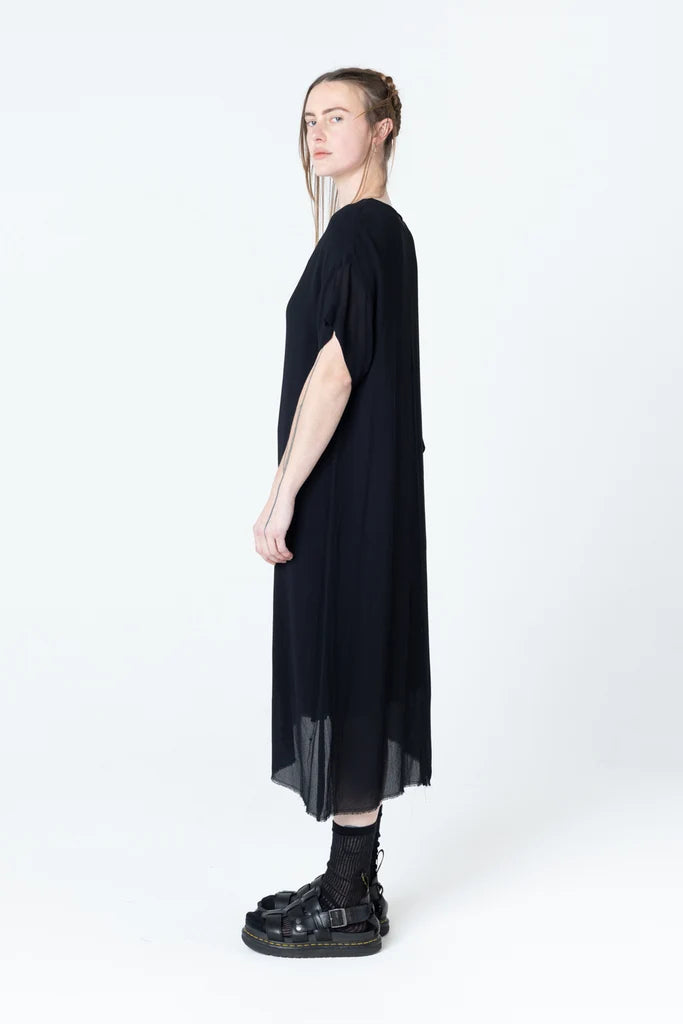 Company Of Strangers Tuck Dress - Black