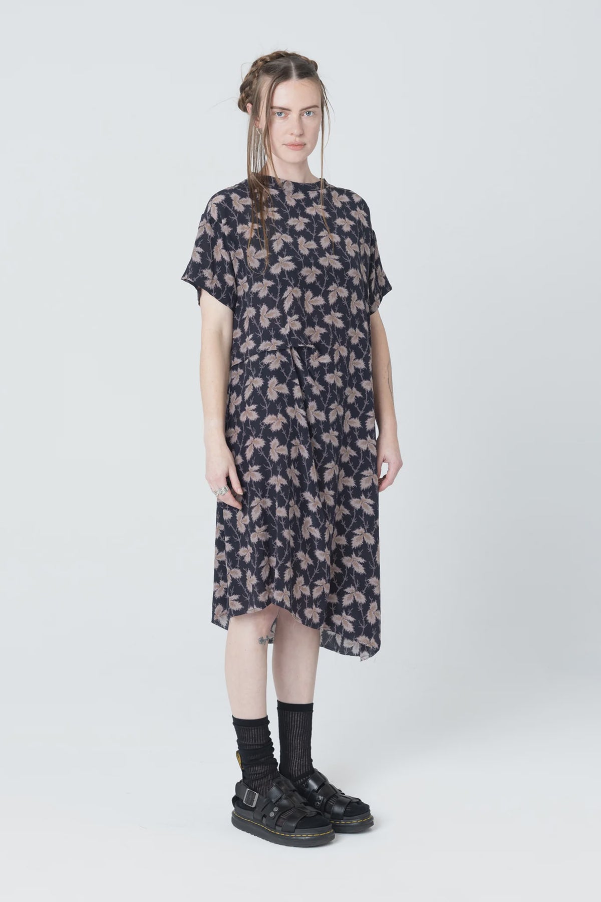Company Of Strangers Tuck Dress - Pixel