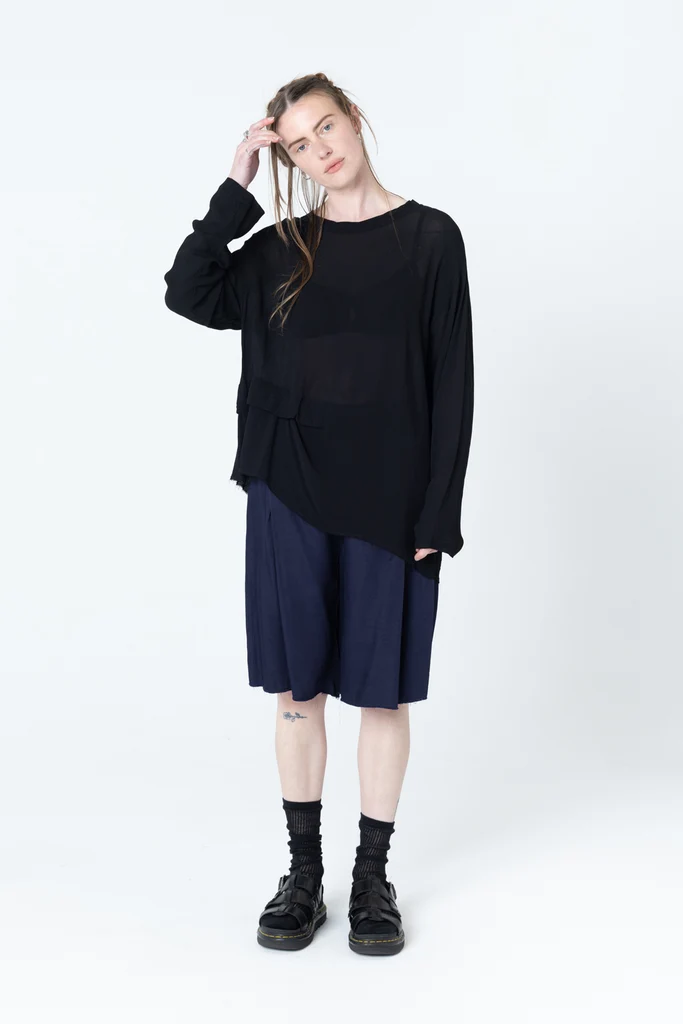 Company Of Strangers Tuck Sweater - Black