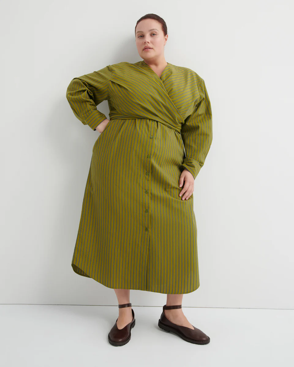 Kowtow Twist Dress - Artisan Stripe