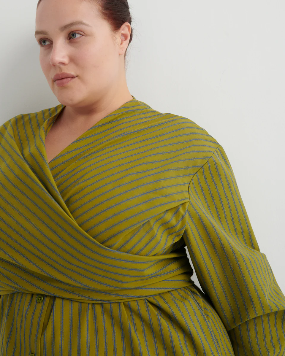 Kowtow Twist Dress - Artisan Stripe