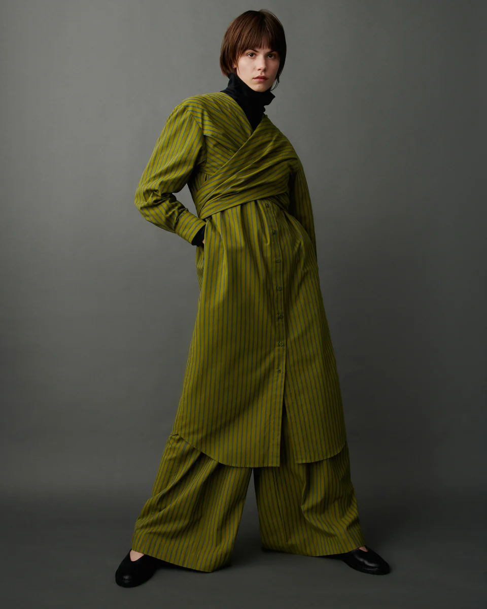 Kowtow Twist Dress - Artisan Stripe