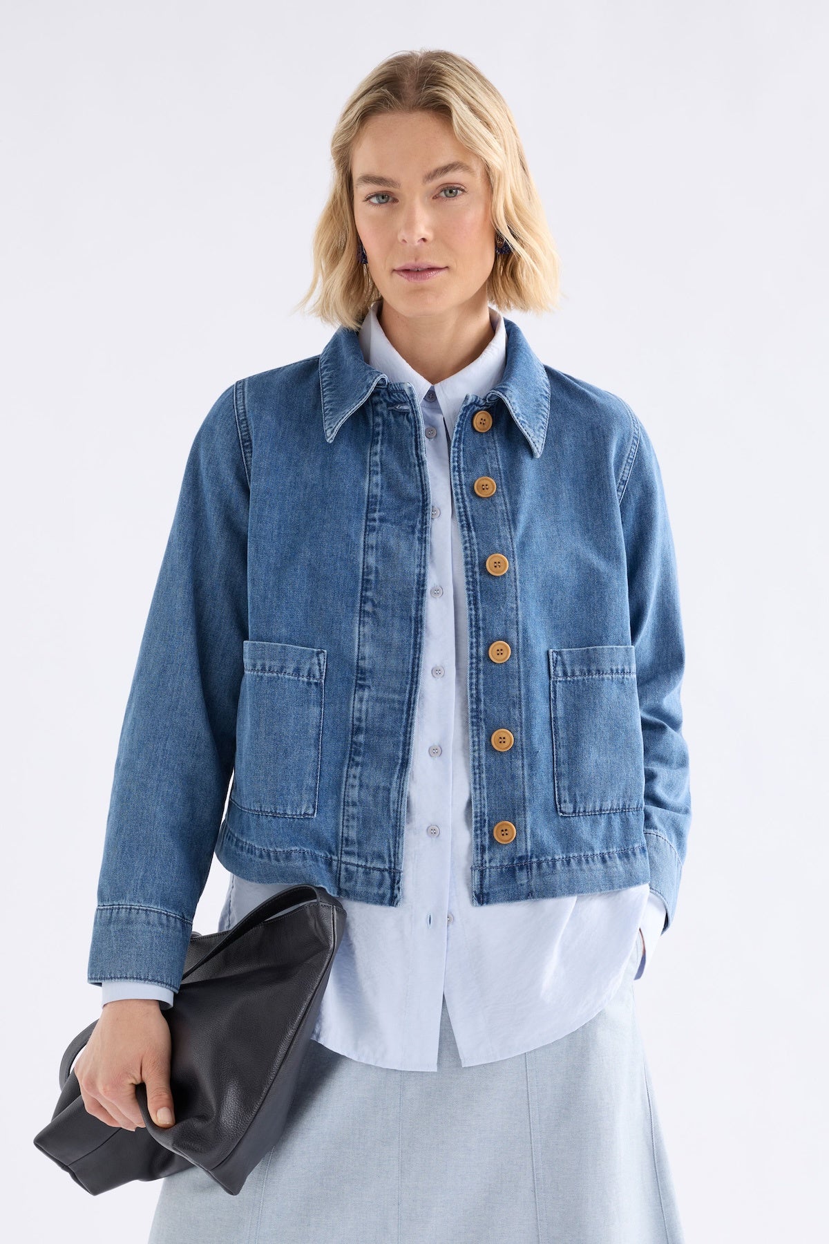 Elk Marn Denim Jacket - Dark Blue Wash