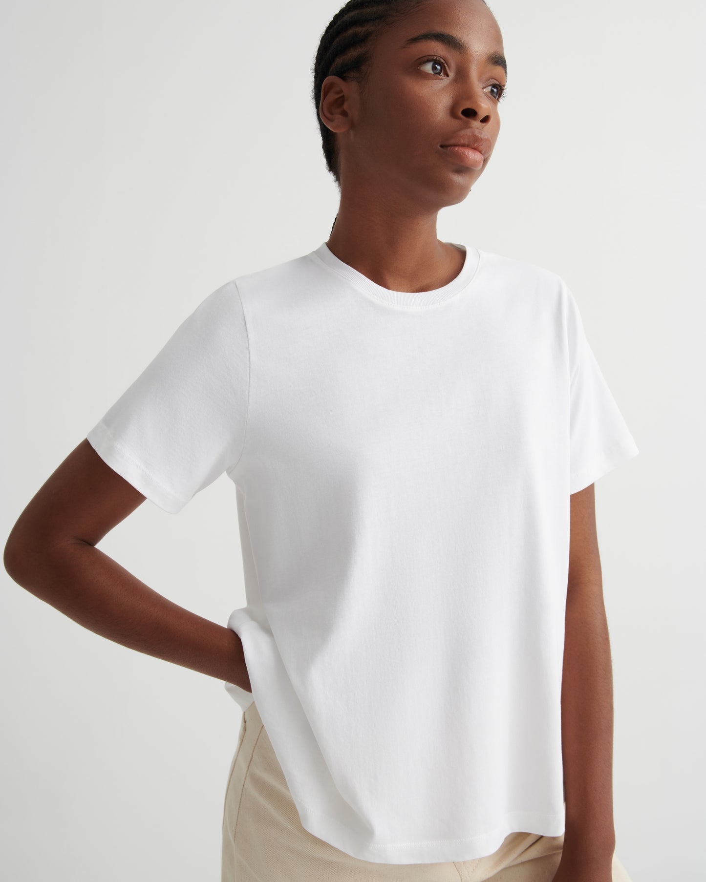 Kowtow Classic A-Line Tee - White