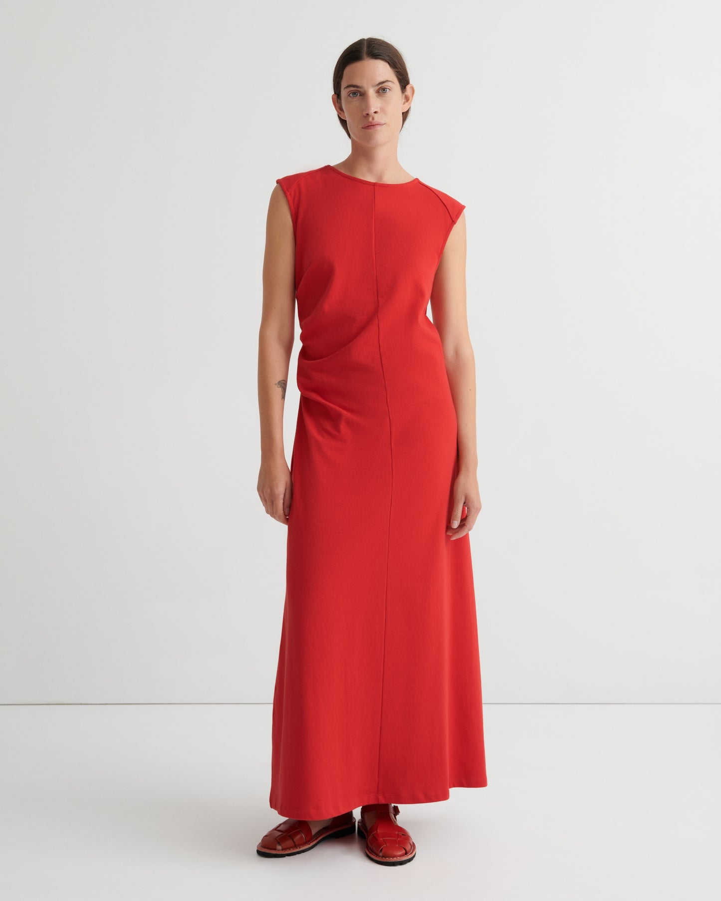Kowtow Ember Dress - Poppy Red