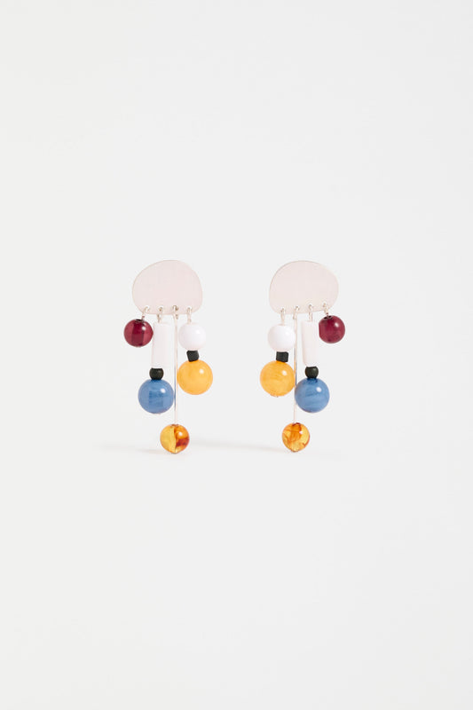 Elk Bodas Drop Earring - Silver