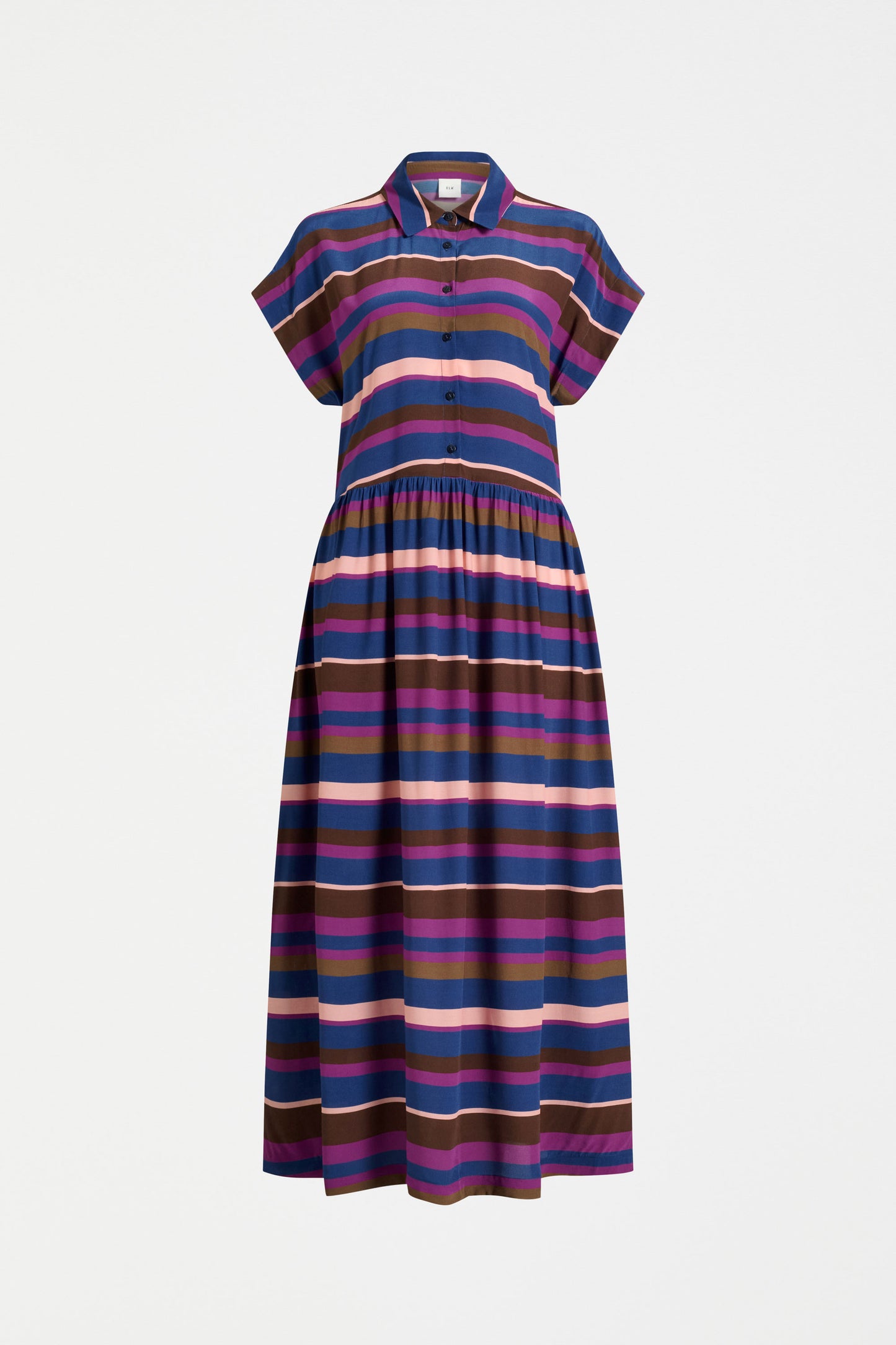 Elk Landau Dress - Riga Stripe