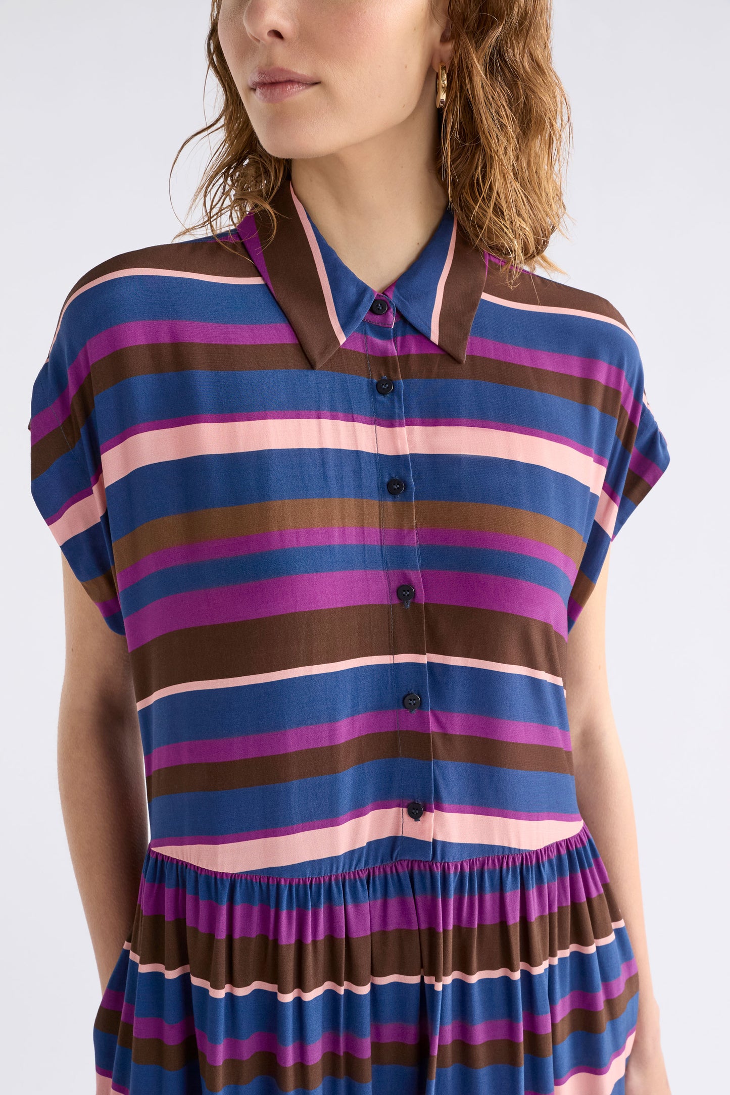 Elk Landau Dress - Riga Stripe