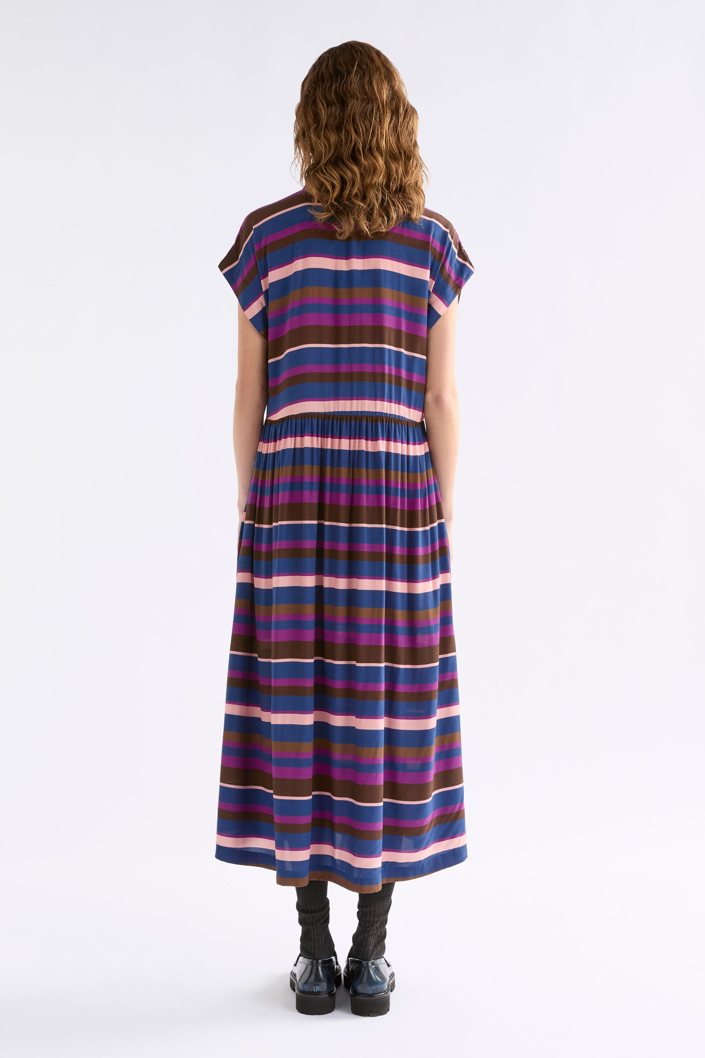 Elk Landau Dress - Riga Stripe