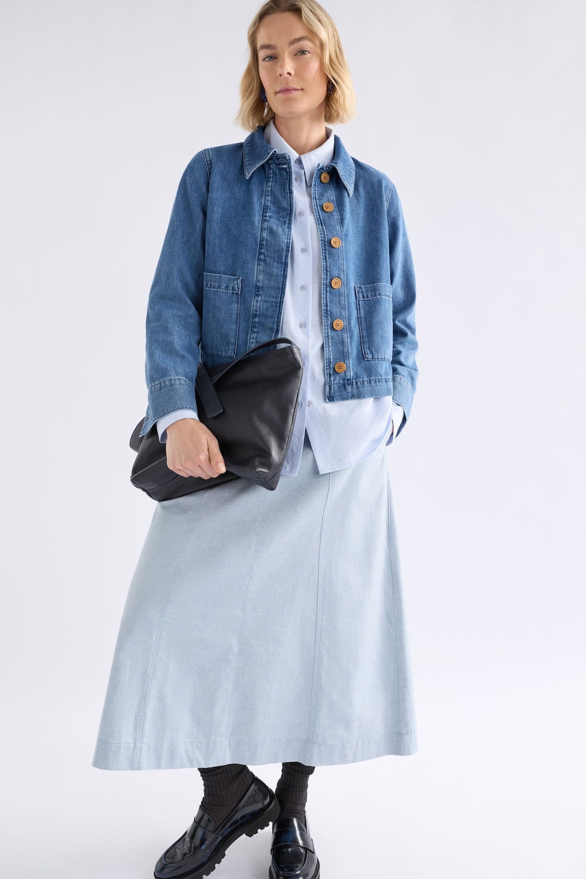Elk Marn Denim Jacket - Dark Blue Wash