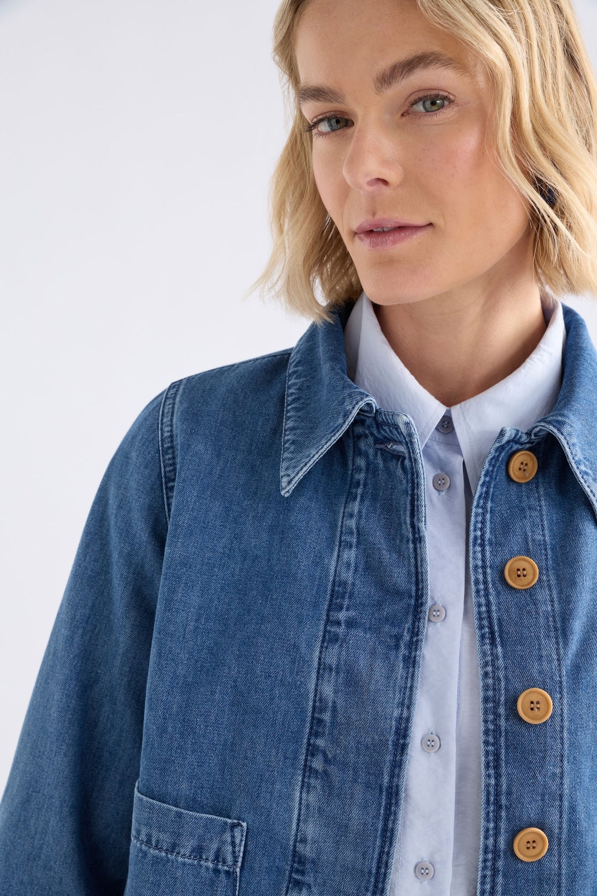 Elk Marn Denim Jacket - Dark Blue Wash