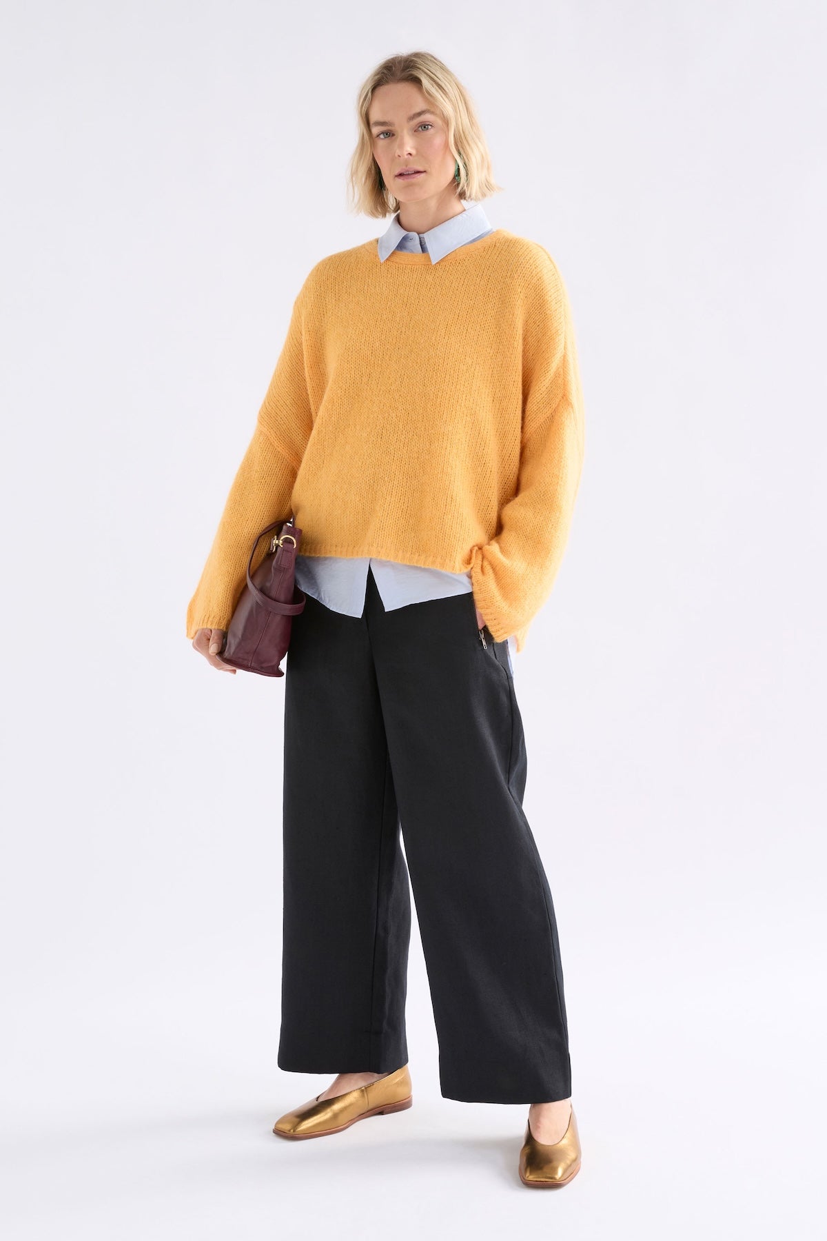 Elk Agna Sweater - Cantaloupe
