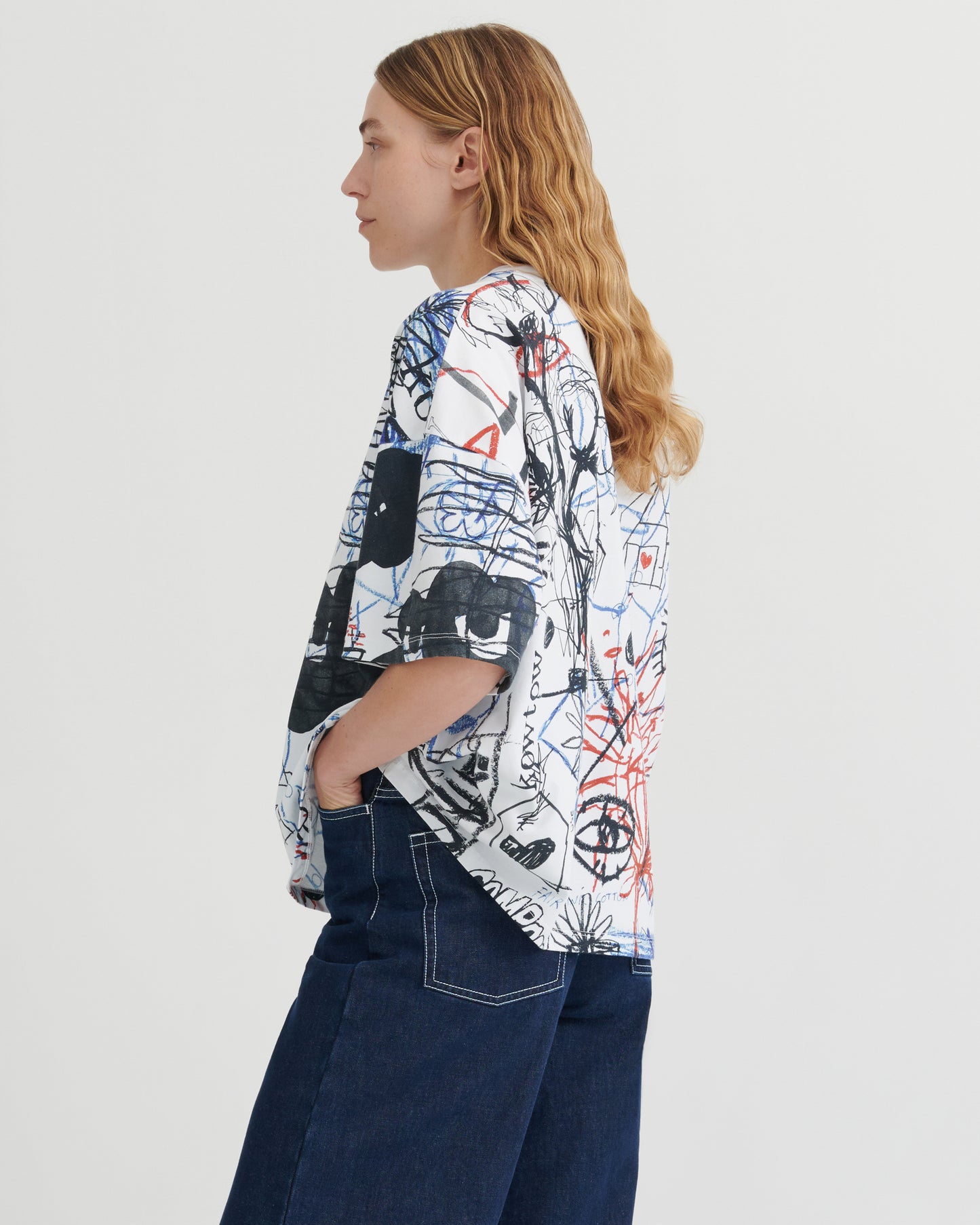 Kowtow Oversized Boxy Tee - Anniversary Print