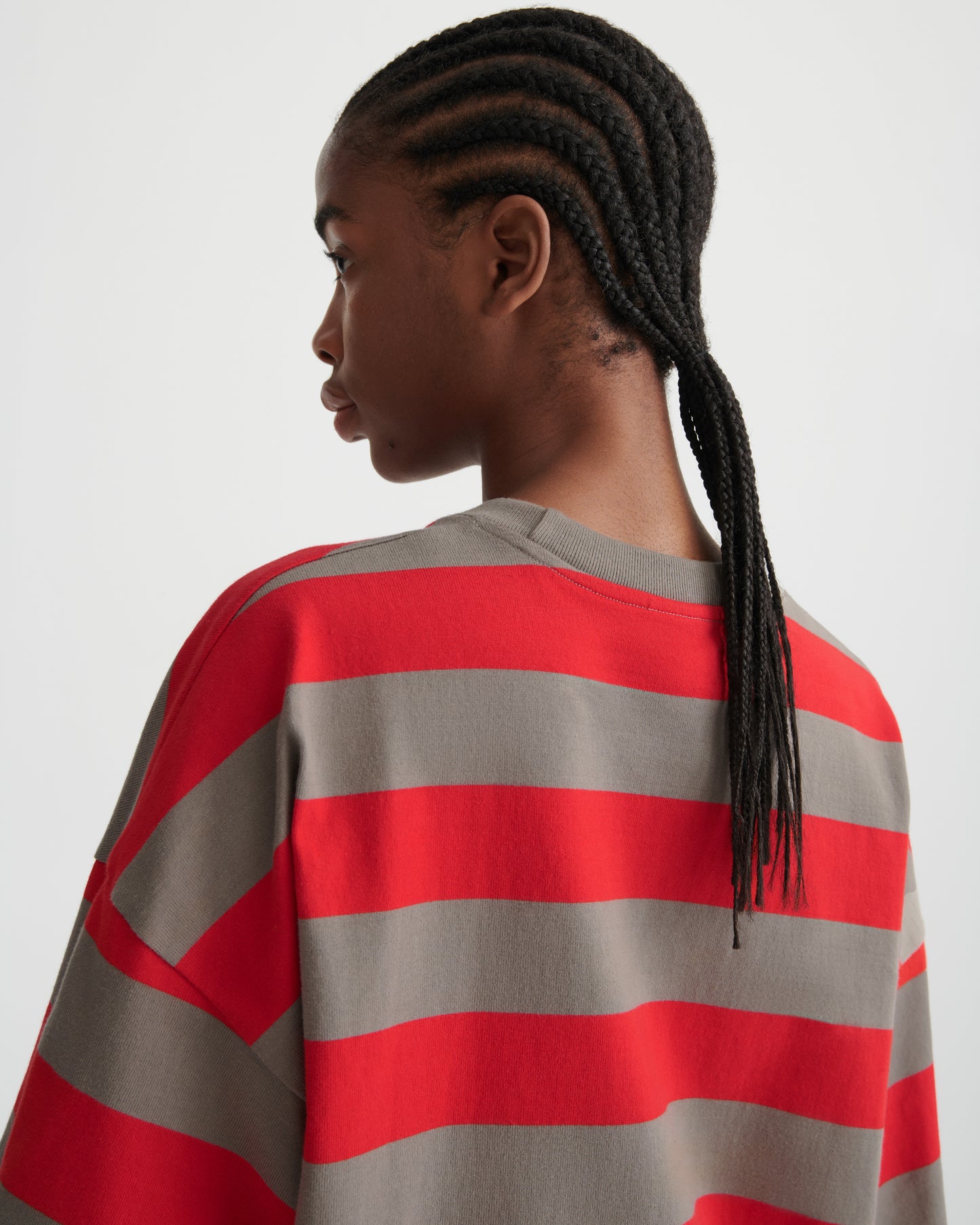 Kowtow Twenty Tee - Poppy Stripe