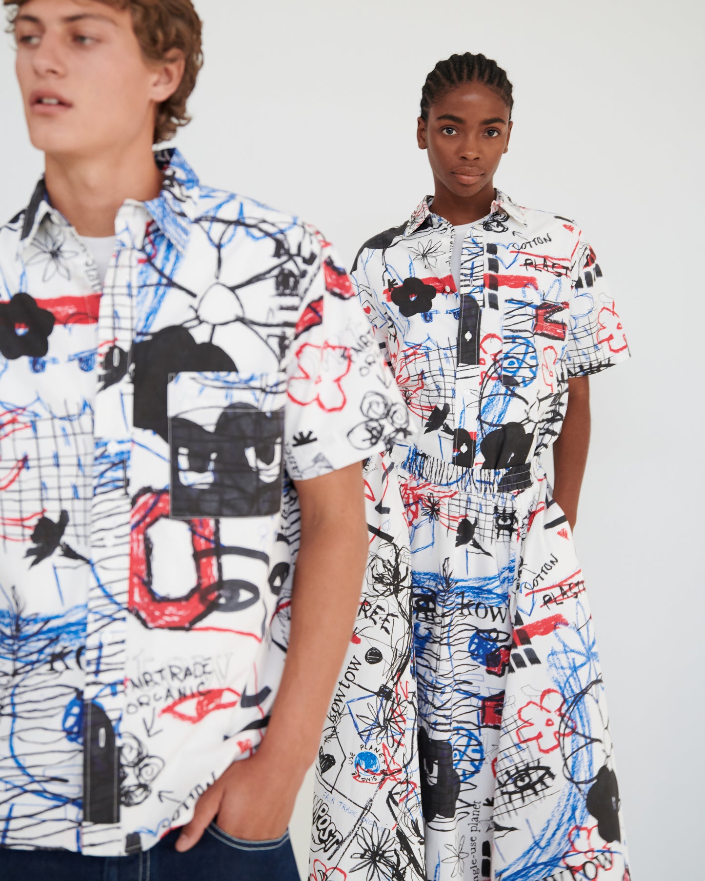 Kowtow Mani Shirt - Anniversary Print