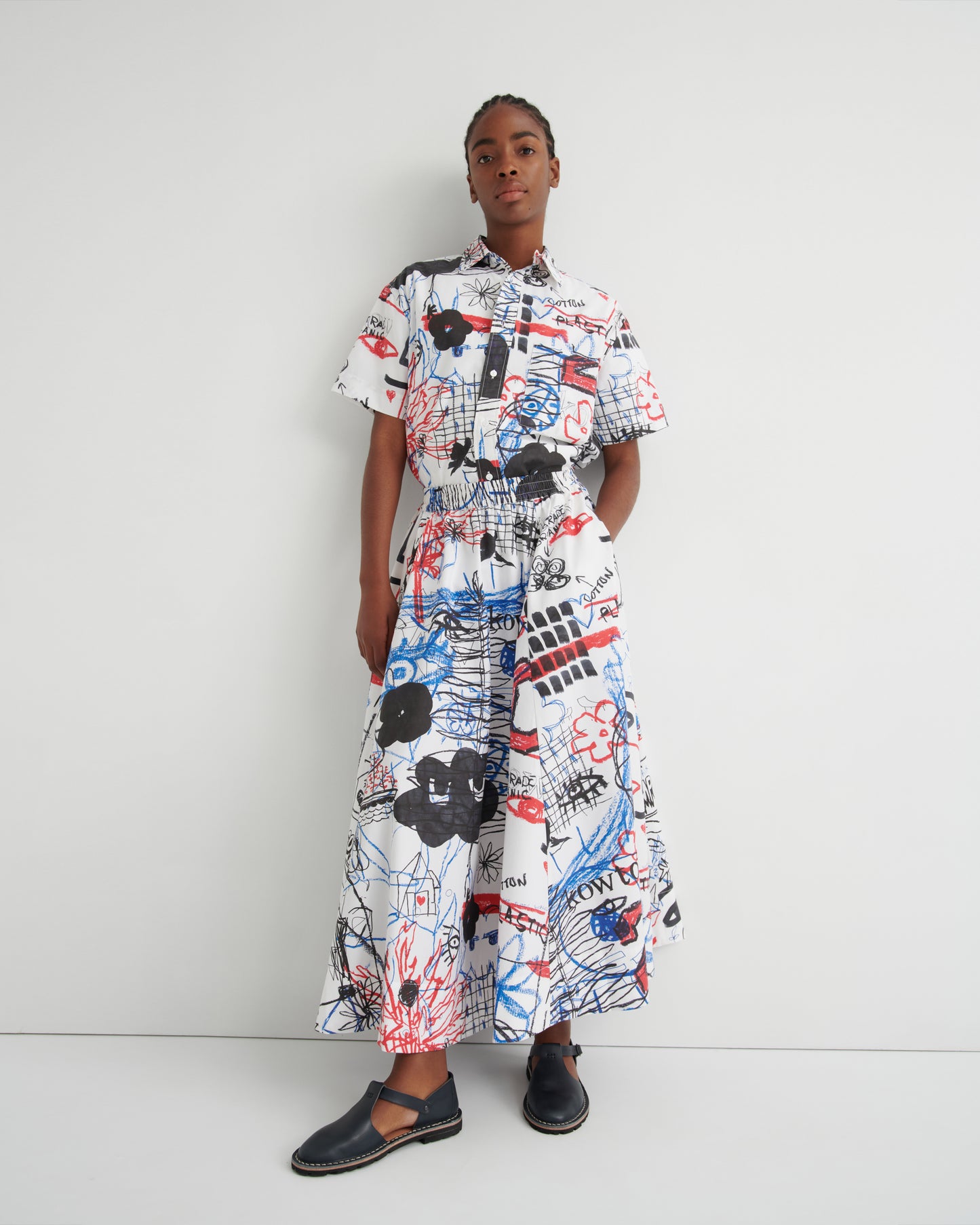 Kowtow Moya Skirt - Anniversary Print