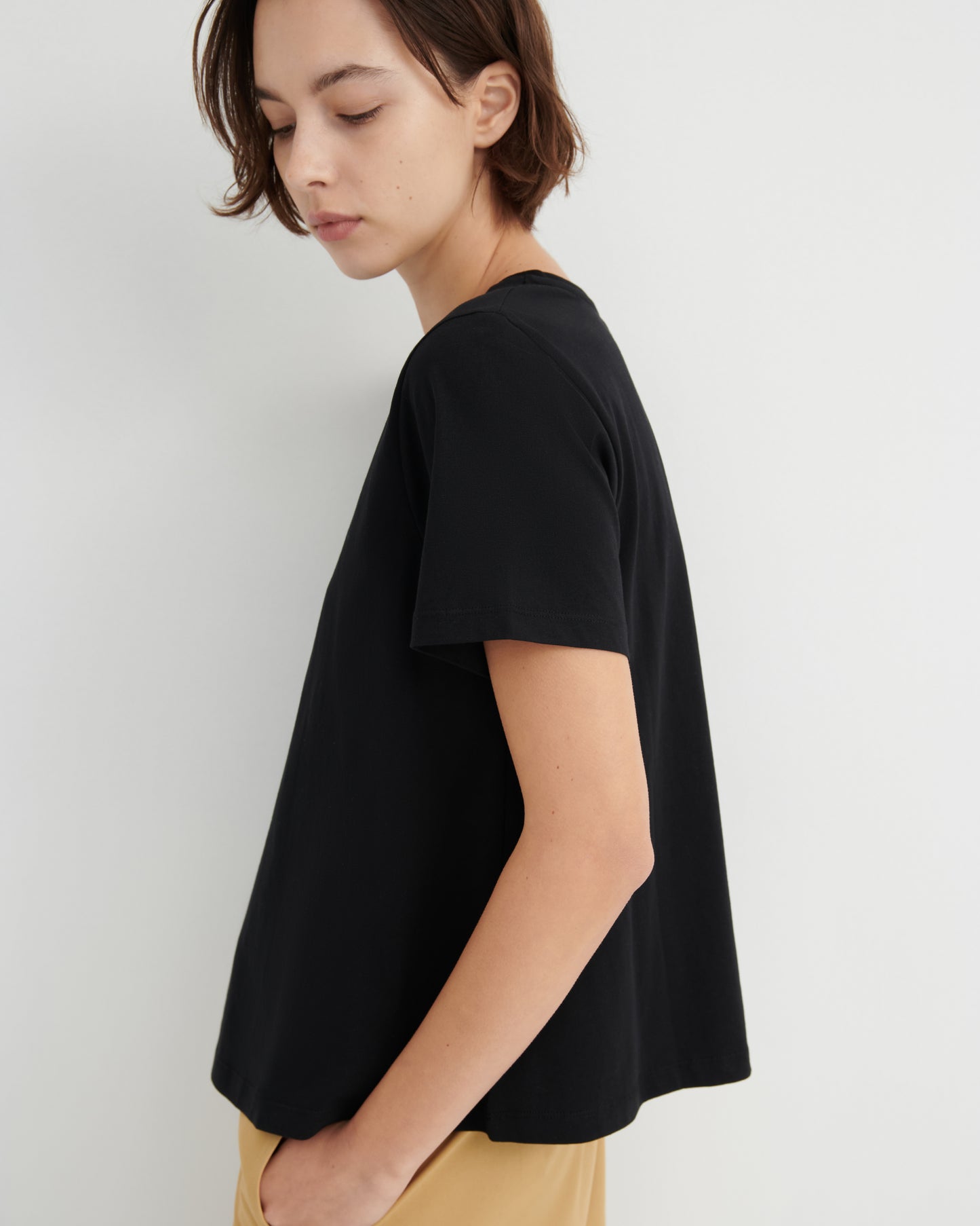 Kowtow Classic A-Line Tee - Black
