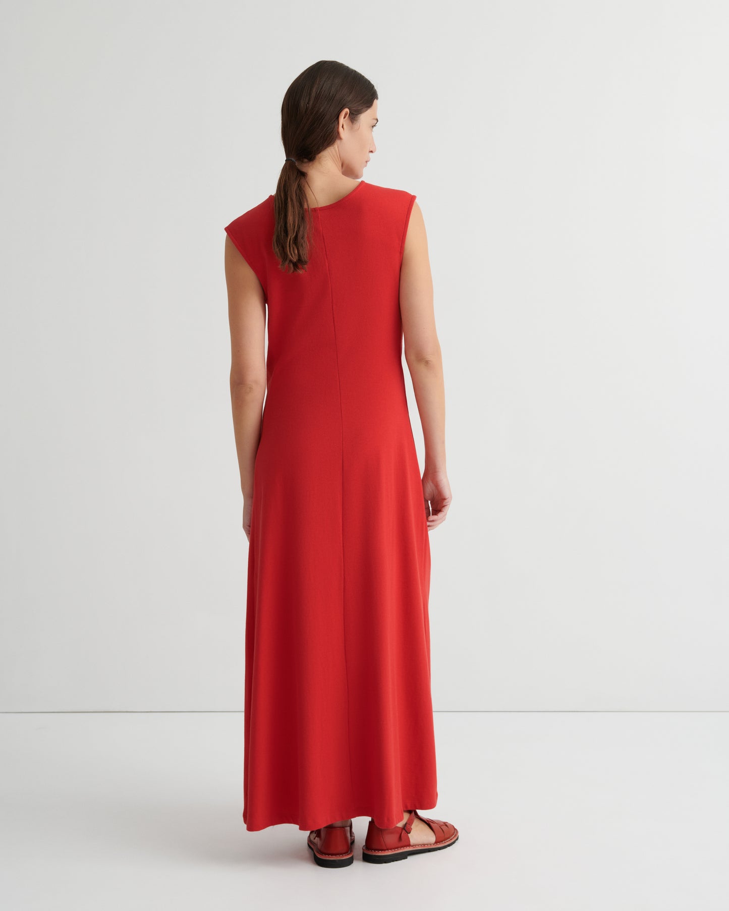 Kowtow Ember Dress - Poppy Red