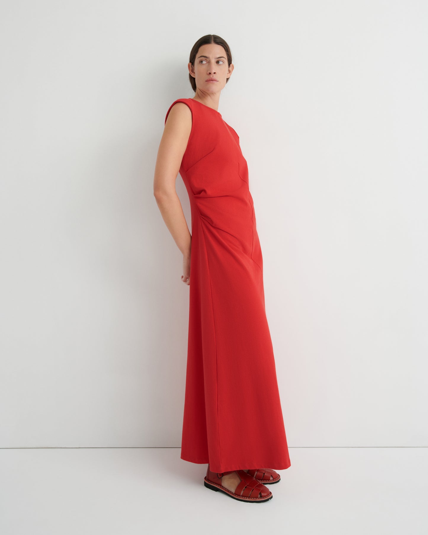 Kowtow Ember Dress - Poppy Red