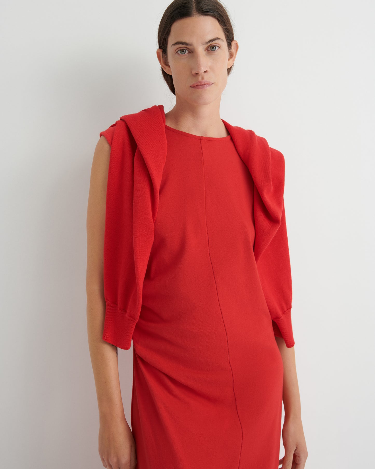 Kowtow Ember Dress - Poppy Red