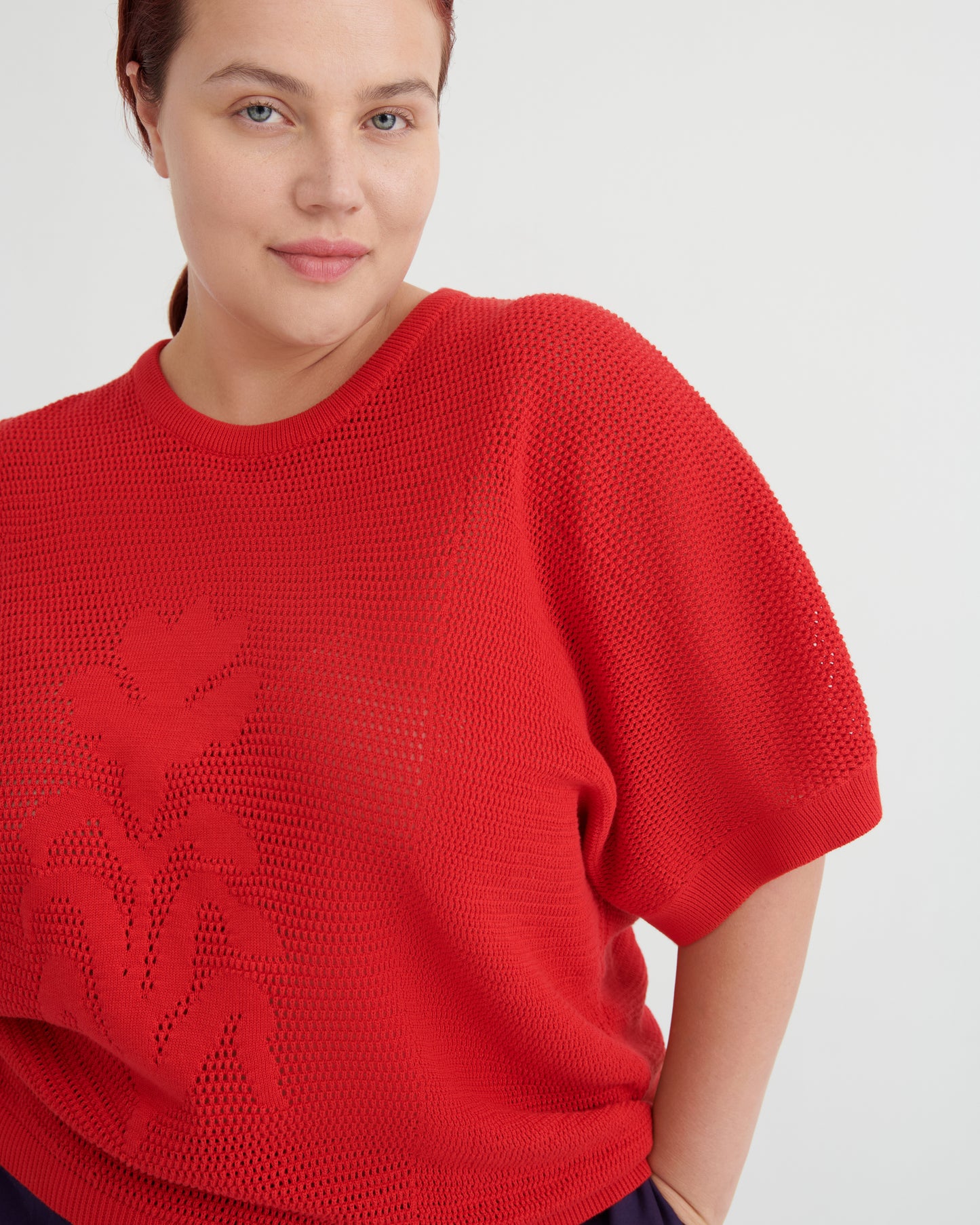 Kowtow Ariel Top - Poppy Red