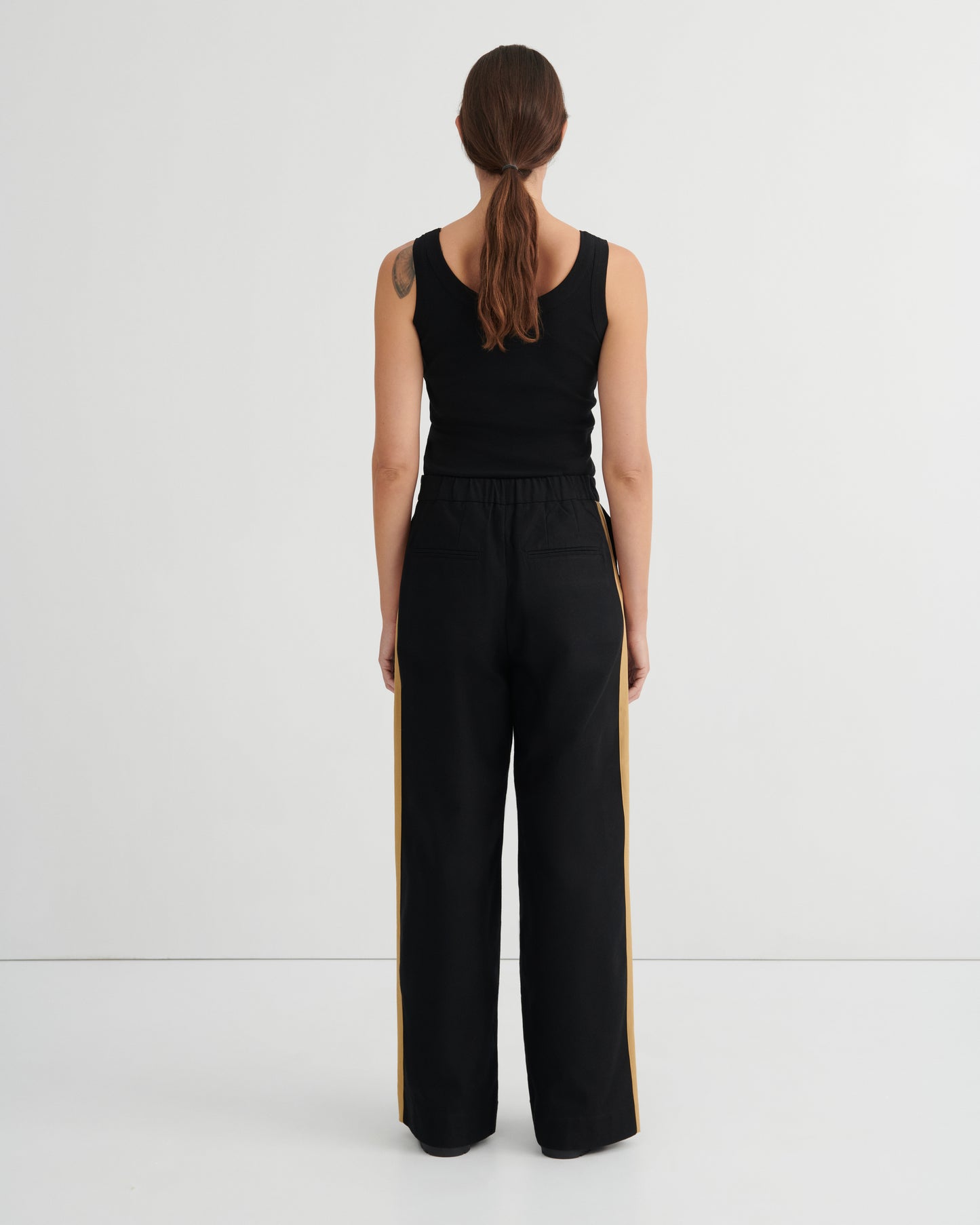 Kowtow Tux Pant - Black Driftwood