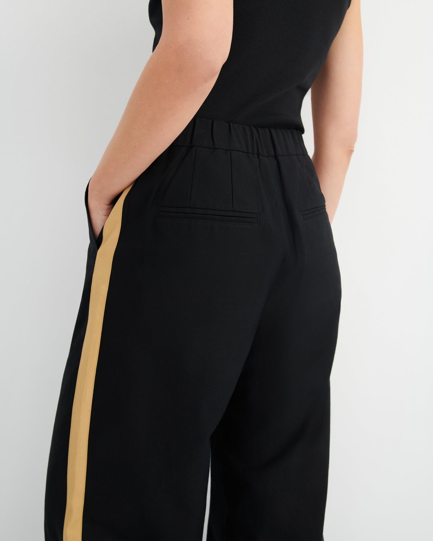 Kowtow Tux Pant - Black Driftwood