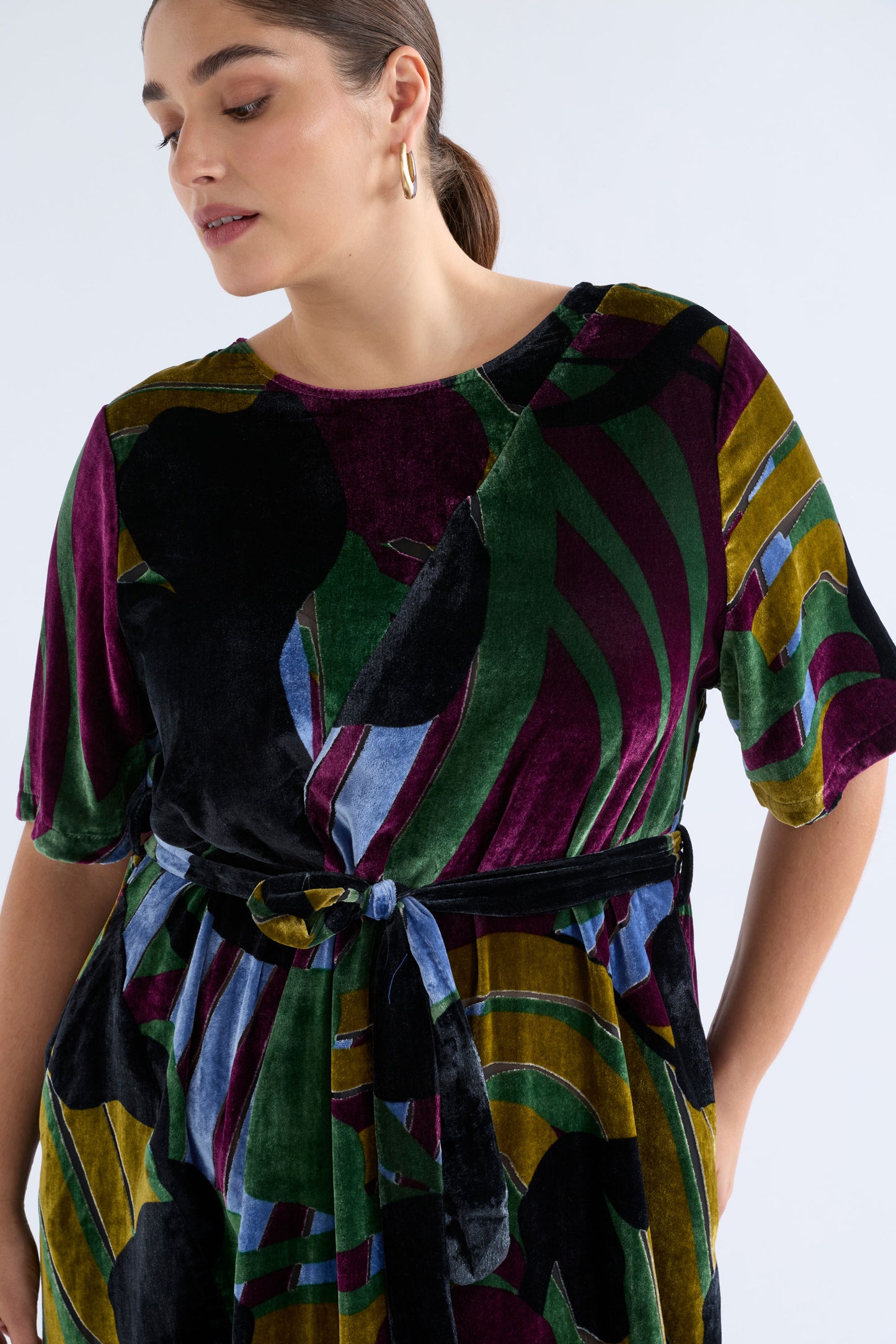 Elk Reihen Dress - Stribe Burnout