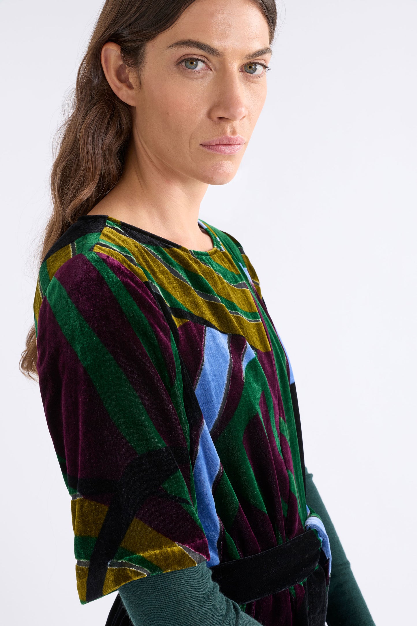 Elk Reihen Dress - Stribe Burnout