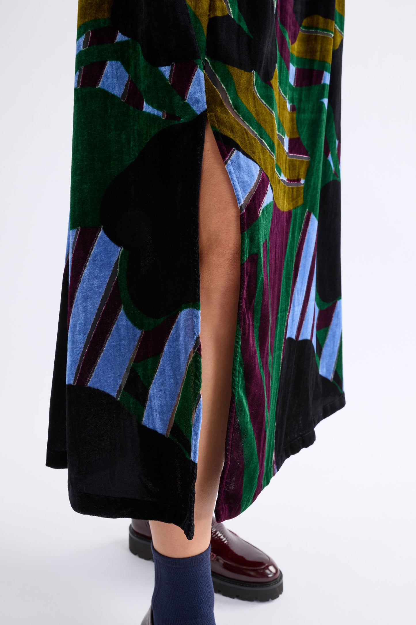 Elk Reihen Dress - Stribe Burnout