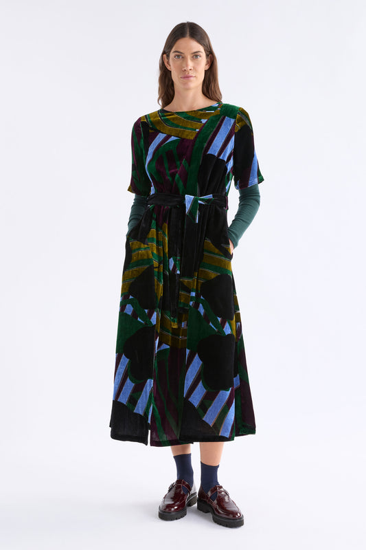 Elk Reihen Dress - Stribe Burnout