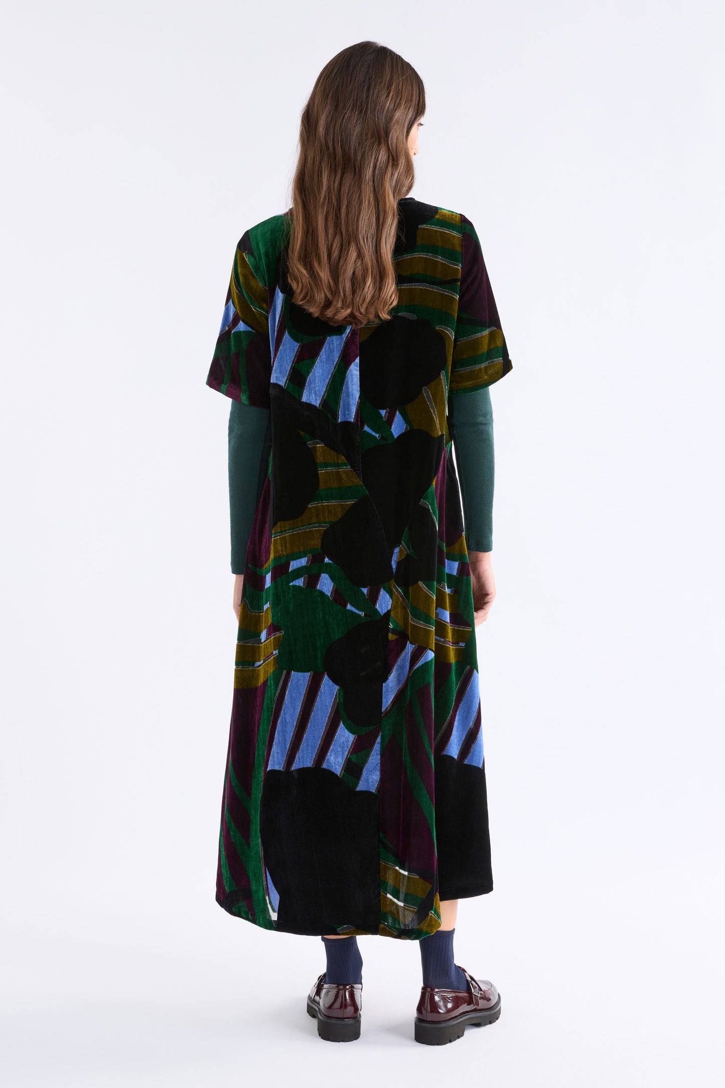 Elk Reihen Dress - Stribe Burnout