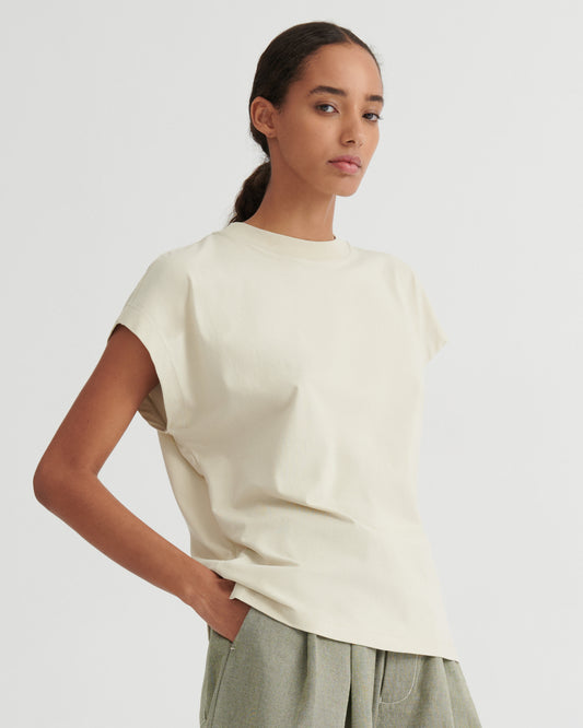 Kowtow Geometry Tee - Stone