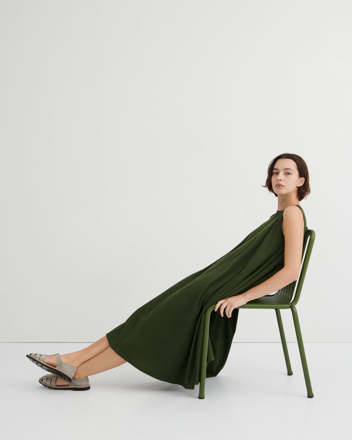 Kowtow Chord Dress - Sycamore