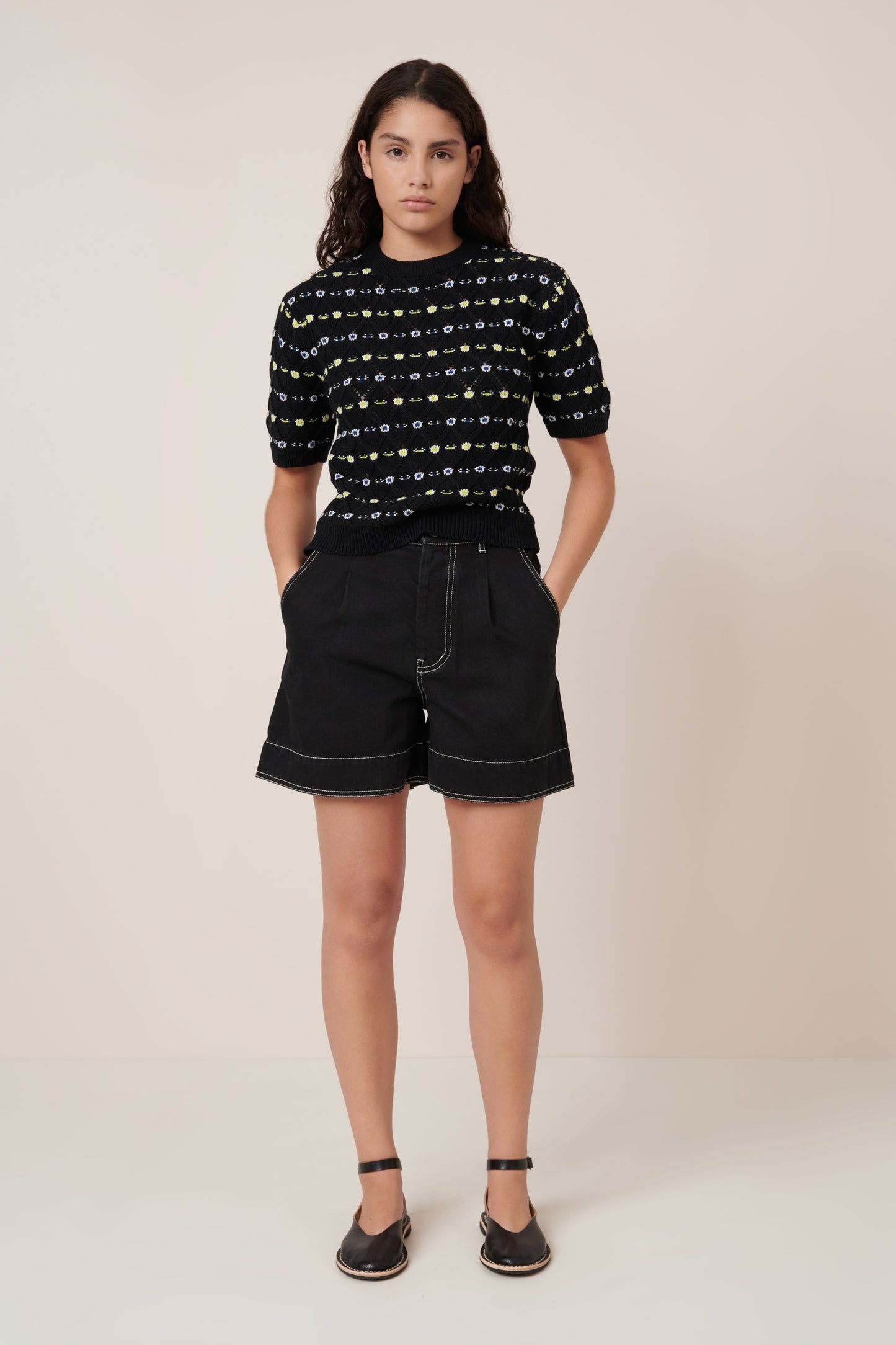 Kowtow Rhode Top - Daisy Jacquard
