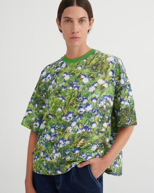 Kowtow Oversized Boxy Tee - Bluebell