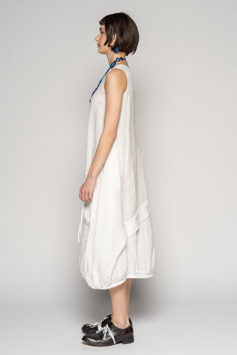 Dogstar Sabi Tuck Dress - White