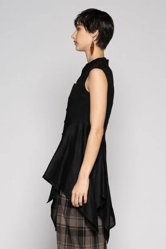 Dogstar Chromate Drape Top - Black