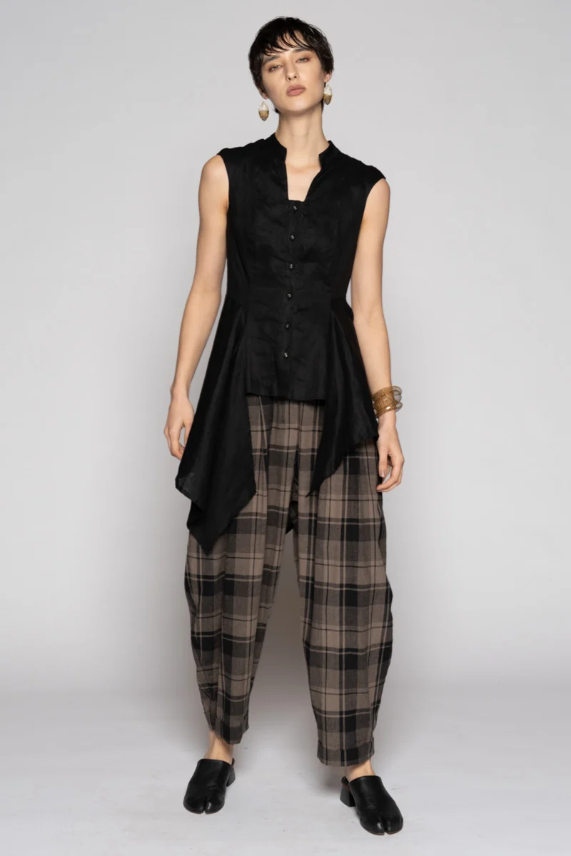 Dogstar Chromate Drape Top - Black