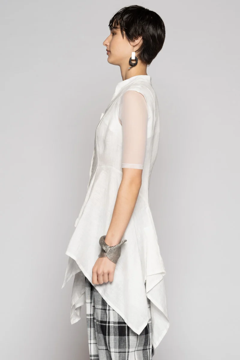 Dogstar Chromate Drape Top - Off White