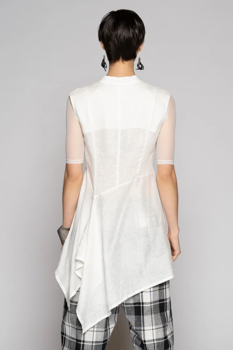 Dogstar Chromate Drape Top - Off White