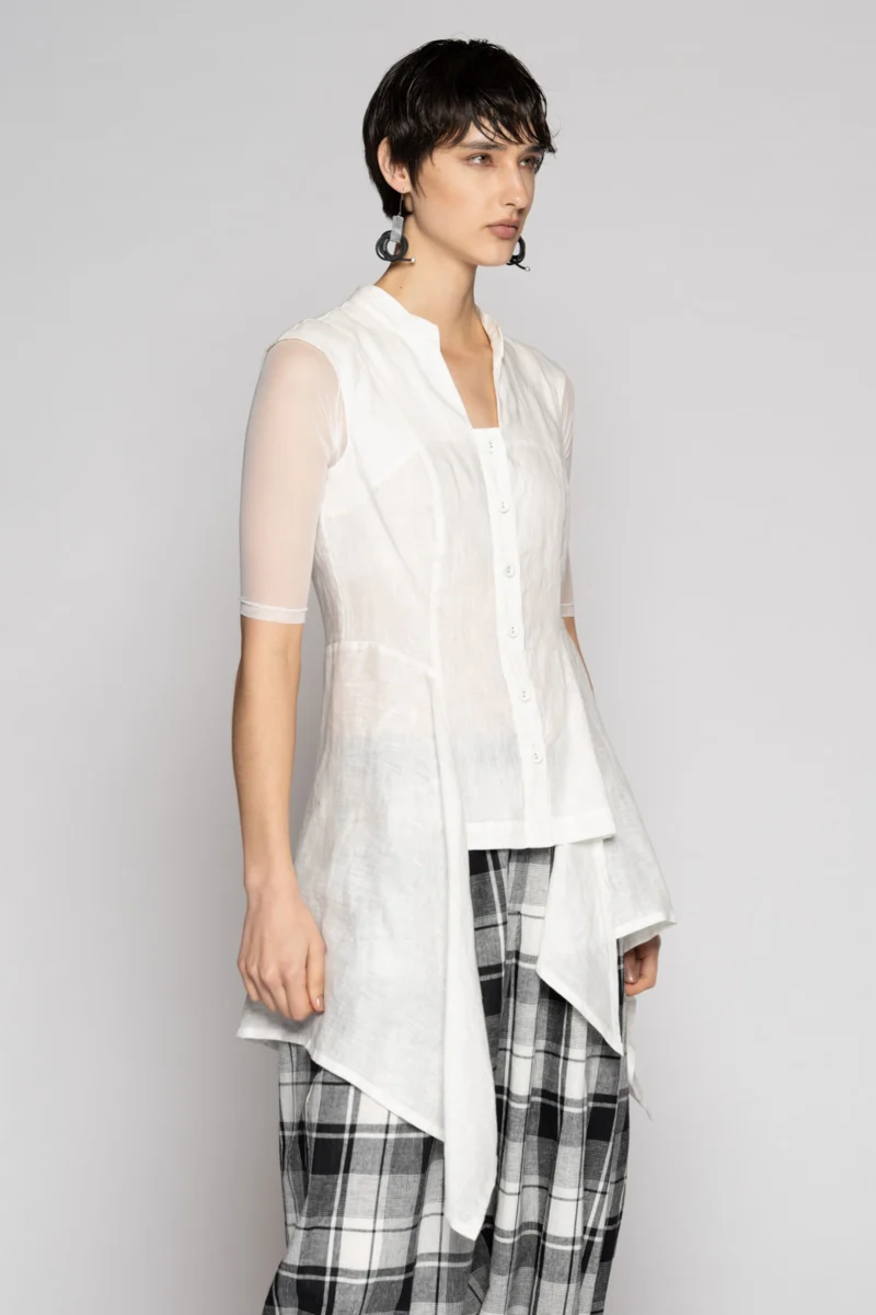 Dogstar Chromate Drape Top - Off White