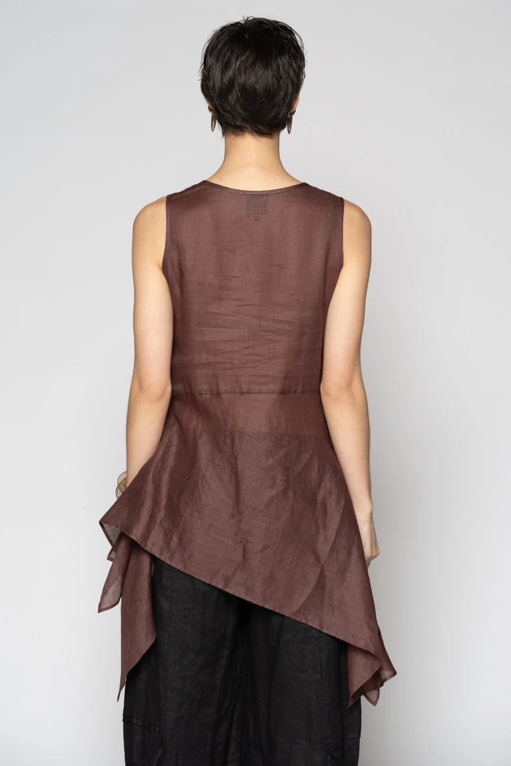Dogstar Bloom Drape Top - Plum