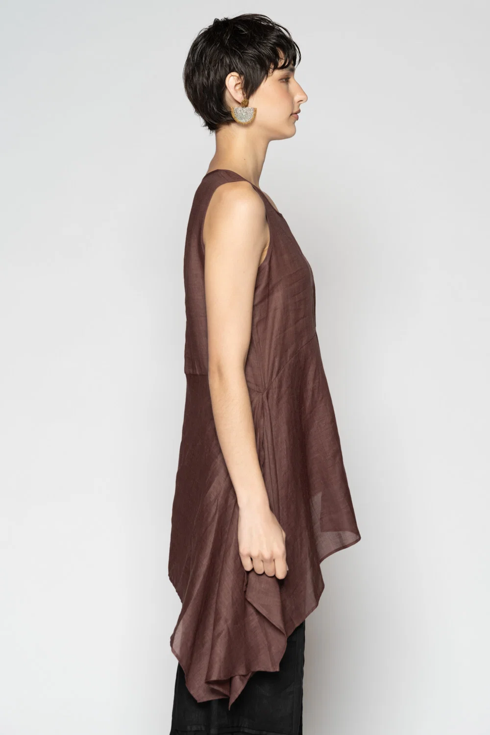 Dogstar Bloom Drape Top - Plum