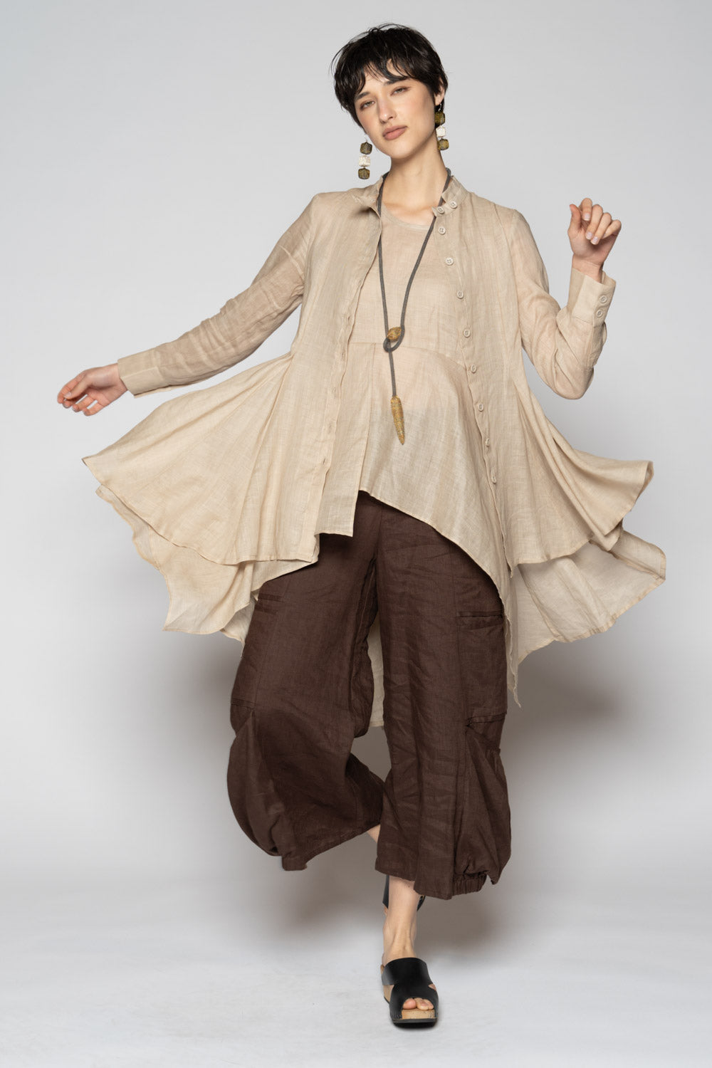 Dogstar Bloom Long Shirt - Oat