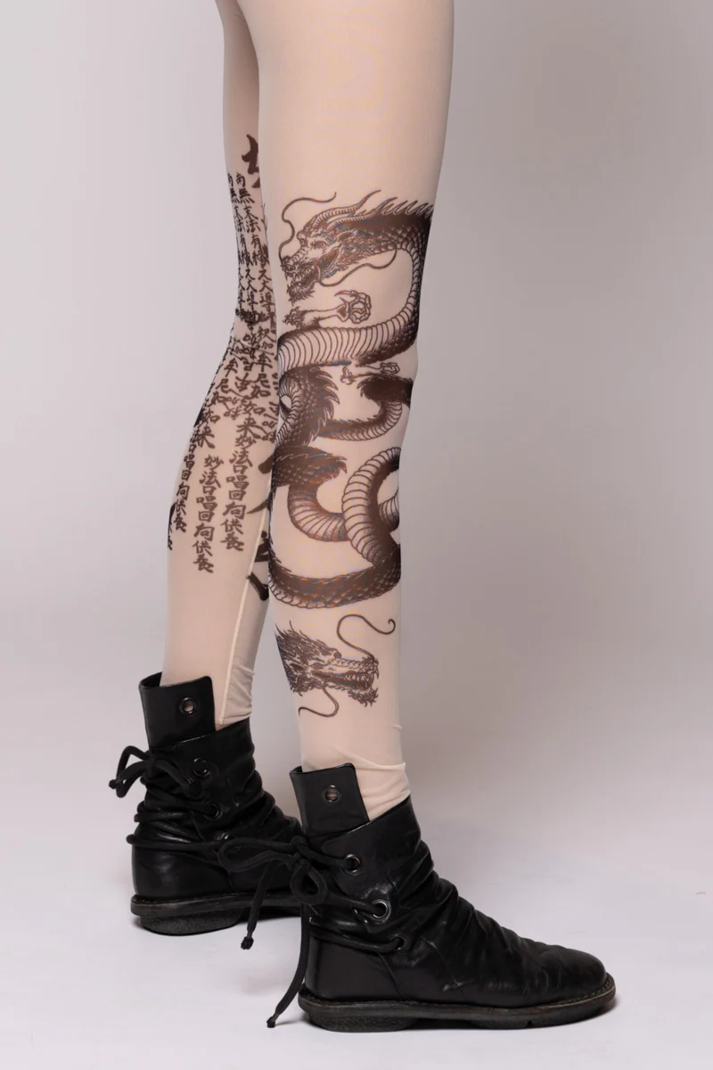 Dogstar Tatu Tights - Nude