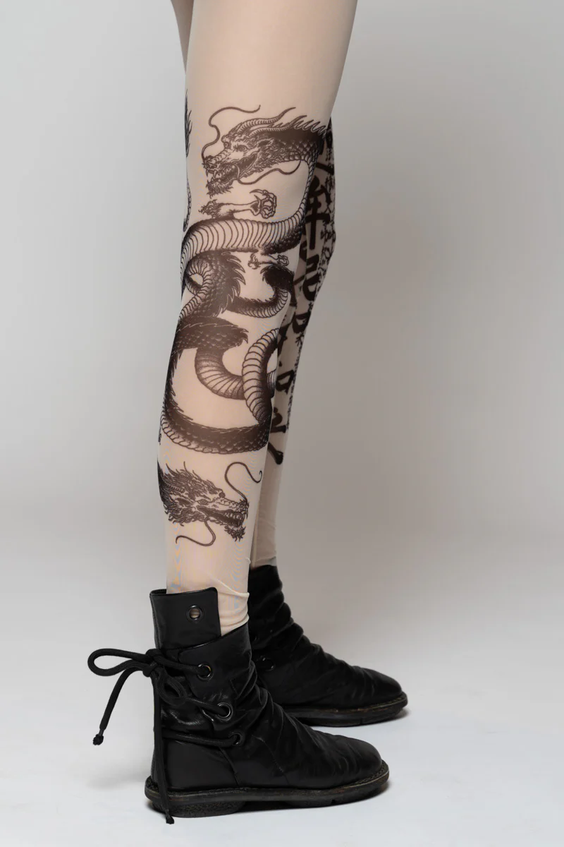 Dogstar Tatu Tights - Nude