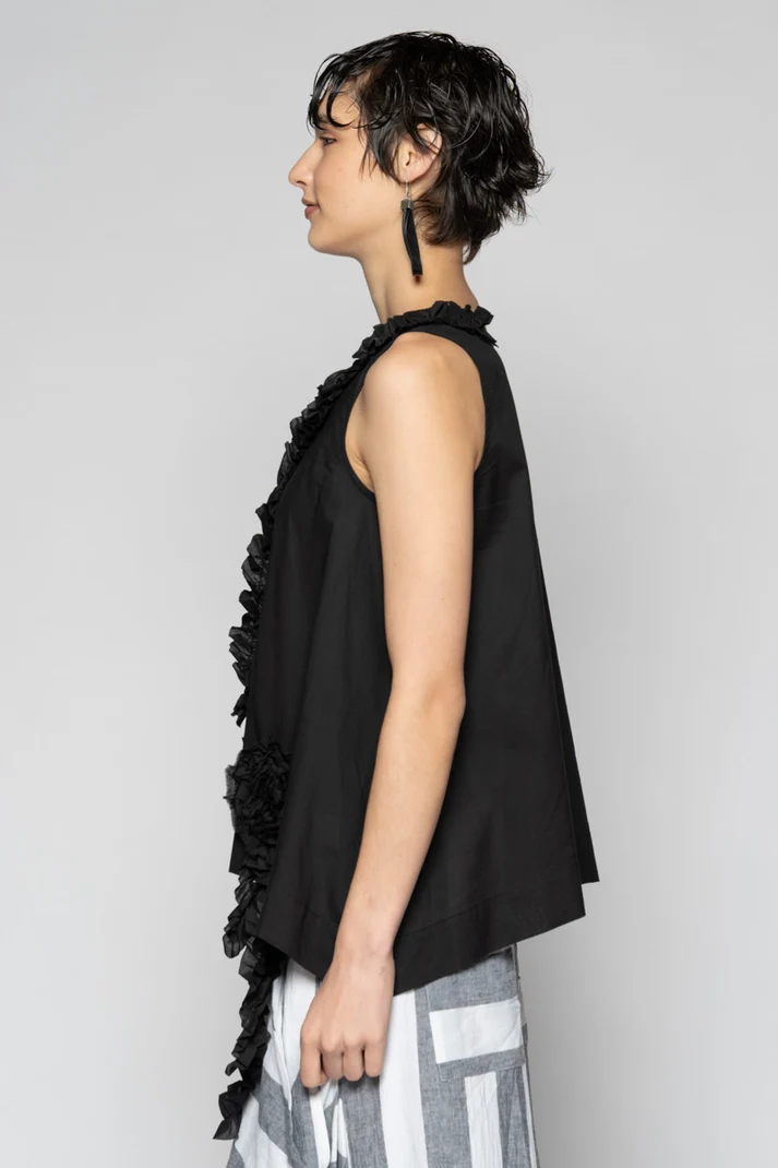 Dogstar Mimi Frill Tank - Black