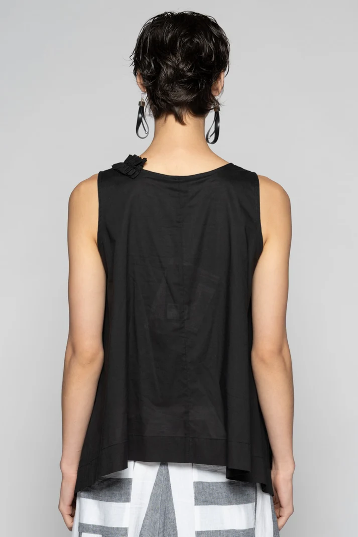 Dogstar Mimi Frill Tank - Black